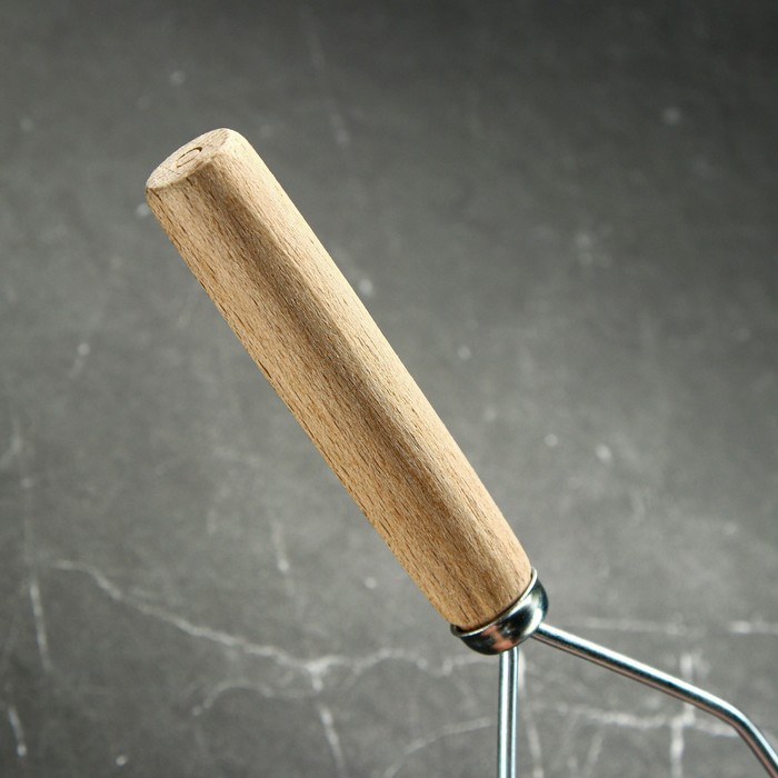 Толкушка с деревянной ручкой "Ретро", 26 см - фото 1881794793
