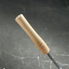 Шумовка для казана «Плов», 30,5 см, деревянная ручка - Фото 4