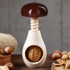 Орехокол "Грибок", 12 х 7 см, массив бука, микс - Фото 6