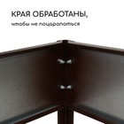Грядка оцинкованная, 195×100×15 см, коричневая, Greengo - Фото 3