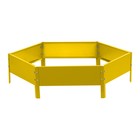 Клумба оцинкованная, d=80 см, высота бортика 15 см, жёлтая, Greengo - Фото 9