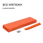 Клумба оцинкованная, d=100 см, высота бортика 15 см, оранжевая, Greengo - Фото 5