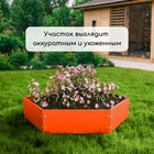 Клумба оцинкованная, d=100 см, высота бортика 15 см, оранжевая, Greengo - Фото 6