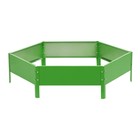 Клумба оцинкованная, d=100 см, высота бортика 15 см, ярко-зелёная, Greengo - Фото 8