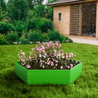 Клумба оцинкованная, d=100 см, высота бортика 15 см, ярко-зелёная, Greengo - Фото 6