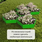 Клумба оцинкованная, d = 100 см, h = 15 см, ярко-зелёная, Greengo - Фото 7