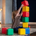 Кубики детские, пластиковые, цветные, 4 штуки, 12 х 12 см - Фото 13