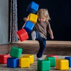 Кубики детские, пластиковые, цветные, 4 штуки, 12 х 12 см - Фото 15