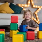 Набор цветных кубиков, 4 штуки, 12 х 12 см - Фото 10