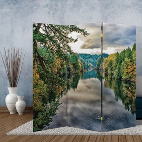 Ширма "Лесная река", 160 × 150 см