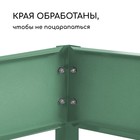 Грядка оцинкованная, 195×100×15 см, тёмно-зелёная, Greengo - Фото 3