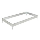 Грядка оцинкованная, 195×100×15 см, серая, Greengo - Фото 8