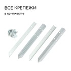 Грядка оцинкованная, 195×100×15 см, серая, Greengo - Фото 4