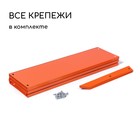 Клумба оцинкованная, d=60 см, высота бортика 15 см, оранжевая, Greengo - Фото 6