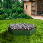 Клумба оцинкованная, d=60 см, высота бортика 15 см, зелёная, Greengo - Фото 7