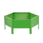 Клумба оцинкованная, d=60 см, высота бортика 15 см, ярко-зелёная, Greengo - Фото 9