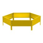 Клумба оцинкованная, d=100 см, высота бортика 15 см, жёлтая, Greengo - Фото 8