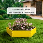 Клумба оцинкованная, d = 100 см, h = 15 см, жёлтая, Greengo - Фото 6