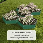 Клумба оцинкованная, d=100 см, высота бортика 15 см, зелёная, Greengo - Фото 7