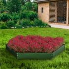 Клумба оцинкованная, d=140 см, высота бортика 15 см, зелёная, Greengo - Фото 8