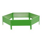 Клумба оцинкованная, d=80 см, высота бортика 15 см, ярко-зелёная, Greengo - Фото 9