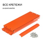 Клумба оцинкованная, d=140 см, высота бортика 15 см, оранжевая, Greengo - Фото 7