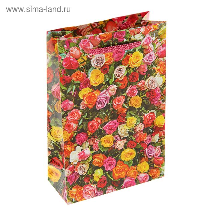 Пакет подарочный "Соцветие" 17.5 х 11.5 х 5 см - Фото 1