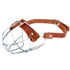 Намордник металлический Зооник №0 (пудель, мелкие породы), ДС 7 см, ОМ 24 см, микс - Фото 1