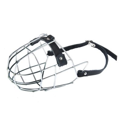 Намордник металлический Зооник №5 (немецкая овчарка, терьер), ДС 12 см, ОМ 38 см, микс