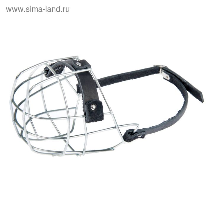 Намордник металлический Зооник №Р (ротвейлер), ДС 9,5 см, ОШ 40 см, микс - Фото 1