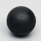 Игрушка "Цельнорезиновый мяч", 8 см, черный - фото 9944170
