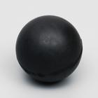 Игрушка "Цельнорезиновый мяч", 6,5 см, черный - Фото 2