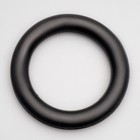 Игрушка "Цельнорезиновое кольцо", большое, чёрное, 16 см - Фото 2