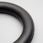 Игрушка "Цельнорезиновое кольцо", большое, чёрное, 16 см - Фото 3
