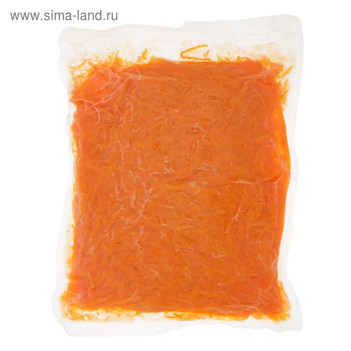 Морковь очищенная, отварная, нашинкованная в вакуумной упаковке 2 кг. - Фото 1
