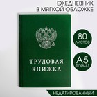 Ежедневник "Трудовая книжка", А5, 80 листов - Фото 1