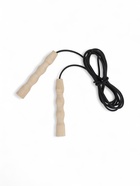 Скакалка спортивная, 2.8 м, регулируемая, резиновая, чёрная - Фото 6