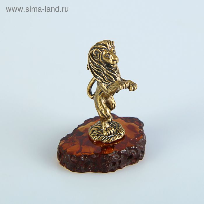 Сувенир знак зодиака "Лев" на подставке - Фото 1