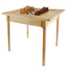 Шахматный стол (80х60х72 см, игровое поле 36х36 см), без фигур - фото 2639965