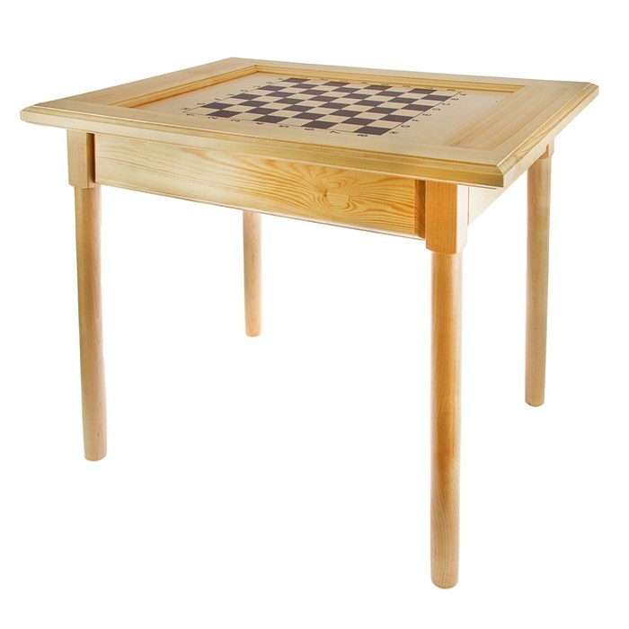 Шахматный стол (80х60х72 см, игровое поле 36х36 см), без фигур - фото 1906837990