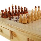 Шахматный стол с ящиком (80х60х72 см, игровое поле 36х36 см), без фигур - фото 3798704