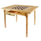 Шахматный стол с ящиком (80х60х72 см, игровое поле 36х36 см), без фигур - фото 3798707