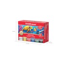 Гуашь 6 цветов х 20 мл, ErichKrause, УФ-защита яркости, в картонной упаковке - Фото 6