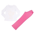 Пижама для девочки, рост 140 см, цвет розовый/белый К300 - Фото 9