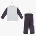 Пижама для мальчика, рост 140 см, цвет серый М303 - Фото 3