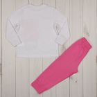 Пижама для девочки, рост 92 см, цвет розовый/белый М329 - Фото 7