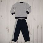 Комплект (джемпер, брюки) для мальчика, рост 92 см, цвет тёмно-синий/серый меланж Н542_М - Фото 8