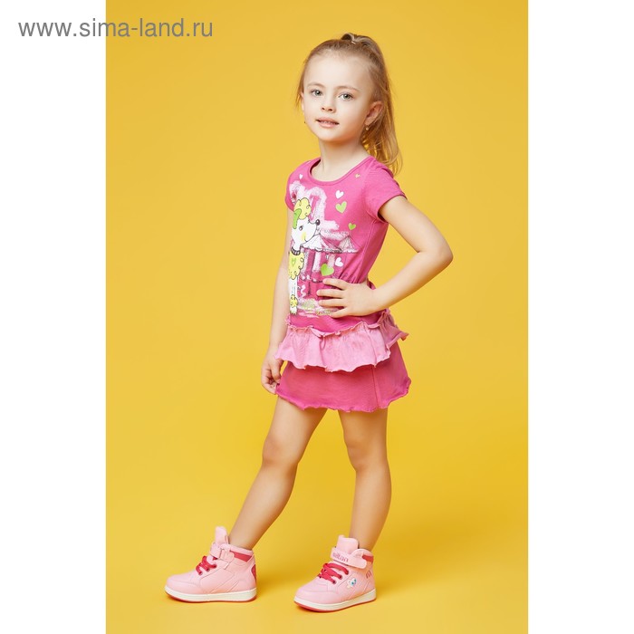Платье для девочки, рост 104 см, цвет фуксия/розовый Л606 - Фото 1
