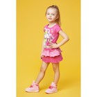 Платье для девочки, рост 110 см, цвет фуксия/розовый Л606 - Фото 1