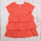 Платье для девочки, рост 80 см, цвет персиковый Л619_М - Фото 7